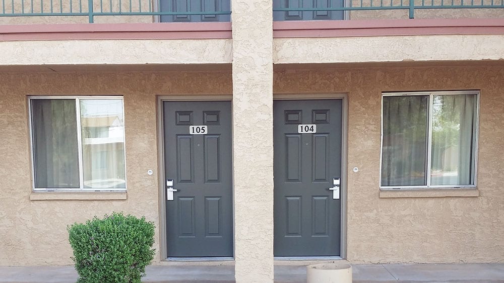 The Perfect Hotel/Motel Entry Door - Embossed Metal Doors