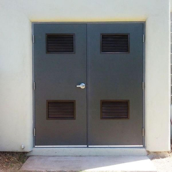 Hollow Metal Doors with Louvers, Doors with Air Vents