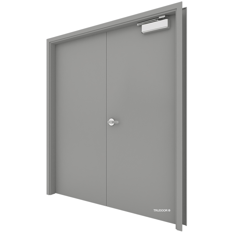 Commercial Steel Double Doors | Hollow Metal Door Pair